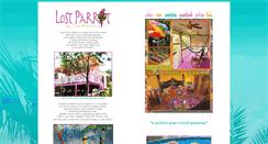 Desktop Screenshot of lostparrotcabins.com